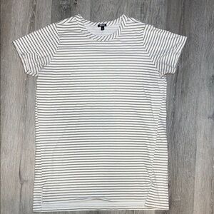 Buffalo David Bitton Green & Cream Striped Tee Women’s XXL (EUC) #29